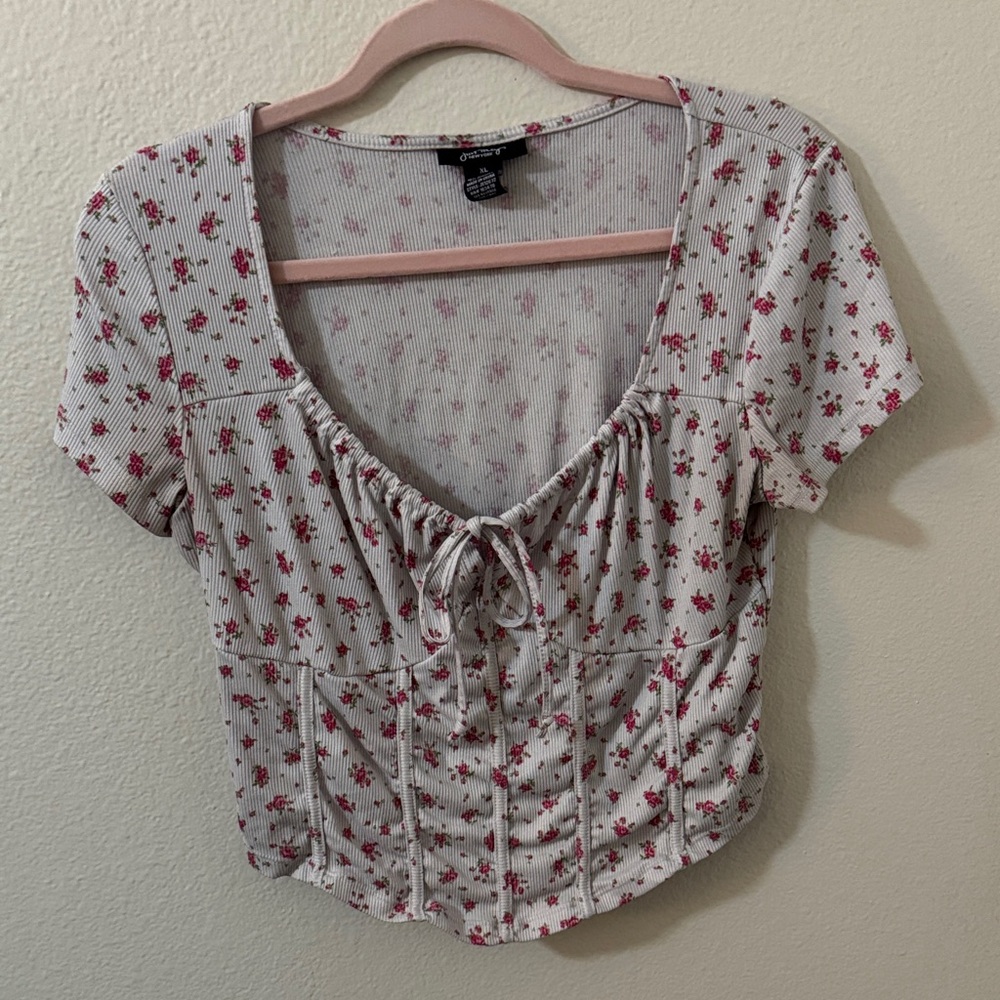 Floral Print Women's Top